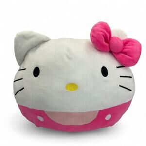 Brand new! Hello Kitty Pink White Black Yellow Plush Plushie Pillow Kawaii Cute